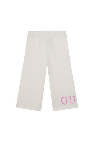 Guess Pantaloni de trening pentru fete K6RB01KA6R4 Alb