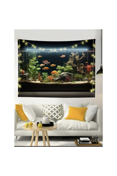 OEM Tapiterie decorativa, 180x300cm, acvariu
