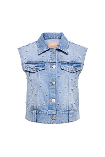 ONLY Vestă de damă 15366346 Albastru