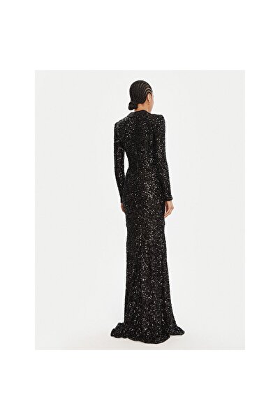Elisabetta Franchi Rochie de seară pentru femei ABR1356E2 Negru