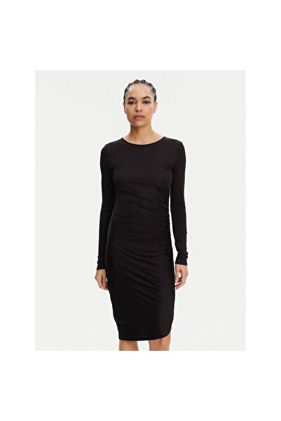 Armani Exchange Rochie de zi pentru femei XW000364 AF12979 Negru
