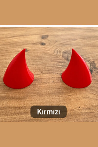 glowify prime glowify prime Şeyan Boynuz Tasarımlı Motosiklet Aksesuarı (KASK DAHİL DEĞİL) - Kırımızı Renk