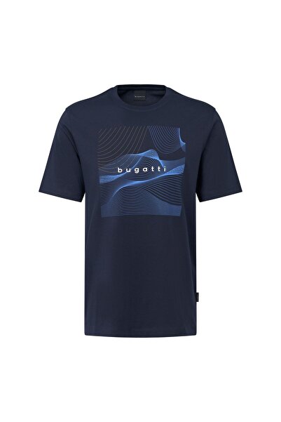 BUGATTI Tricou bărbătesc 8350 75044C Bleumarin