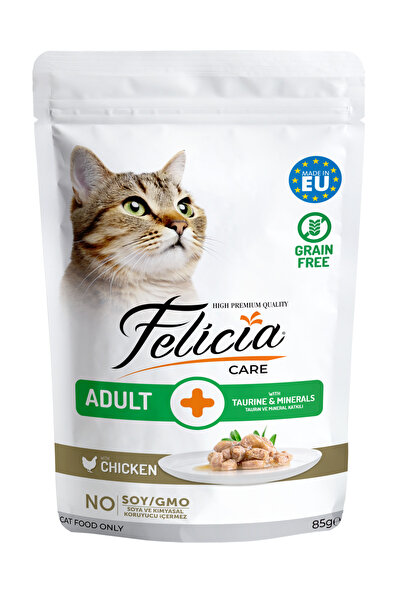 Felicia Adult Hrană Umedă pentru Pisici cu Pui în Aspic, Fără Cereale, 12 x 85 g