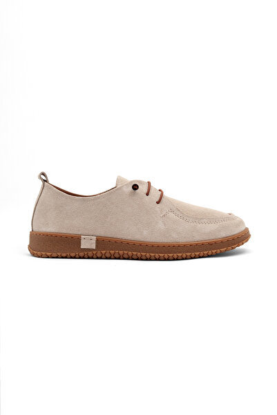 Mamito Ayakkabı Mnr 4740 Genuine Leather Flat Sole Lace-Up Shoes