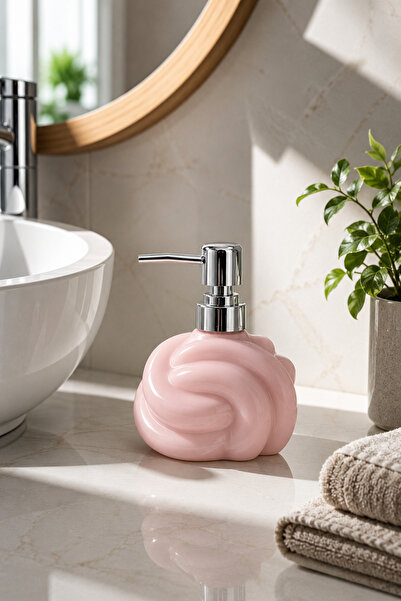 ViZKA Şık tasarımlı sıvı sabunluk 250ml / PEMBE