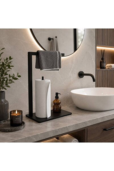 mome design El Havluluk Banyo Mutfak tezgah üstü Kağıt Havluluk Metal Ev Bany...