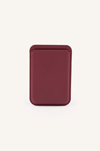 DeFacto Unisex Faux Leather Purple Card Holder I6568Axns