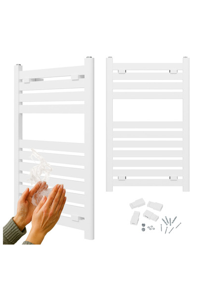 Granitan Radiator Baie ENZO, Otel, 800x500 mm, 327 W, Alb
