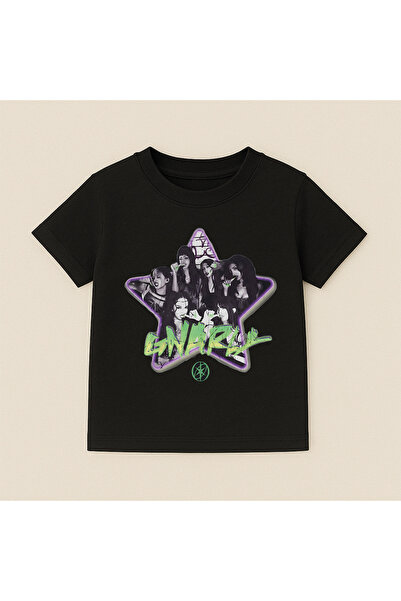 SVART WEAR Katseye Printed Crew Neck Cotton Short Sleeve Kids & Youth T-Shirt