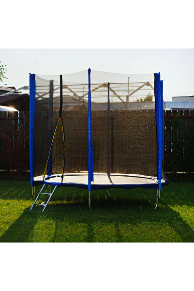 IMK Trambulina copii iMK, D 250 cm, Greutate maxima admisa 150 Kg, cu plasa r...