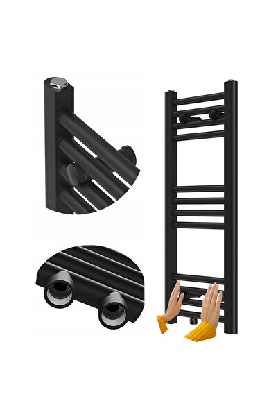 Granitan Radiator Baie Raven cu Incalzitor One Touch, Portprosop, 224 W, 80x3...