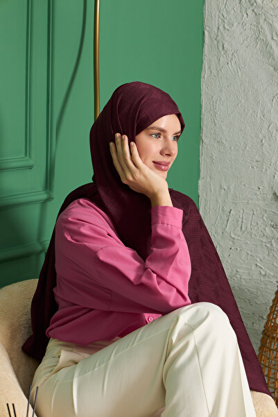 Rora Flowy Serapi Patterned Premium Women's Scarf / Shawl