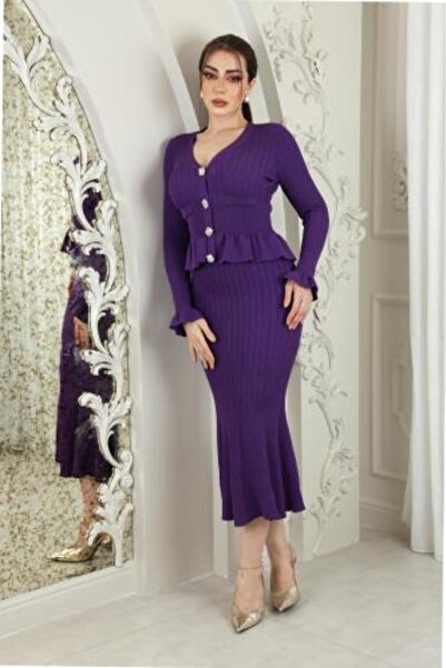 it's Mine Knit dress with ruffles