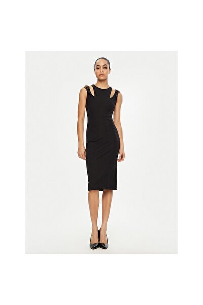 VERSACE JEANS COUTURE Γυναικείο Φόρεμα Κοκτέιλ 78HAO913 N0356 Μαύρο