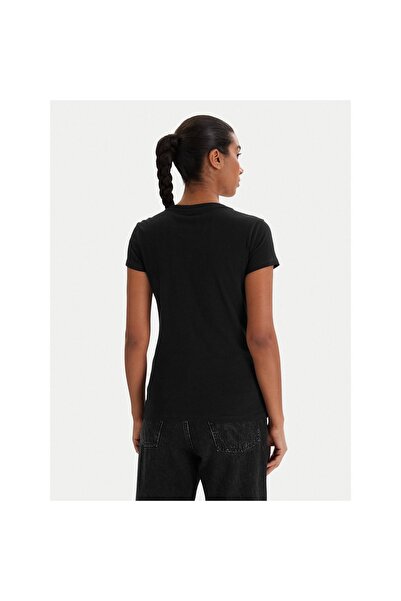 Armani Exchange Tricou de damă XW002106 AF10356 Negru