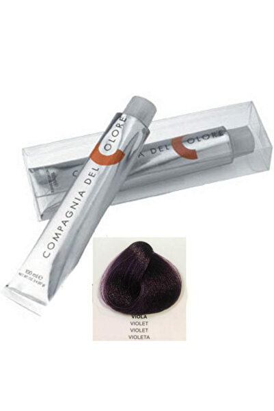 COMPAGNIA DEL COLORE Κρεμώδης Βαφή, απόχρωση Βιολετί, 100 ml - Διορθωτικό