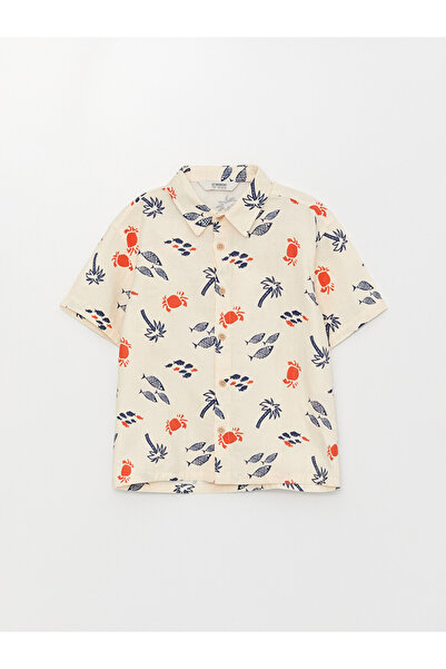 LC Waikiki Comfortable Fit Muslin Boy Shirt
