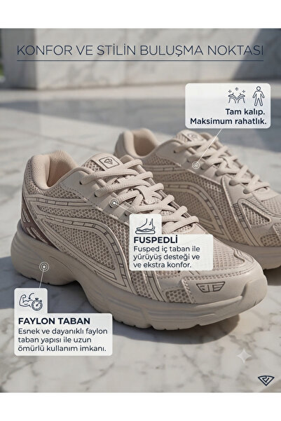 FIERO MIEN Unisex Comfortable Daily Sneaker Sports Walking Shoes