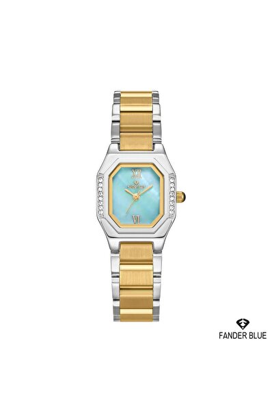 FANDER BLUE Fender Blue Octa Elite Women's Watch - Two-Tone and Pearl Turquoi...
