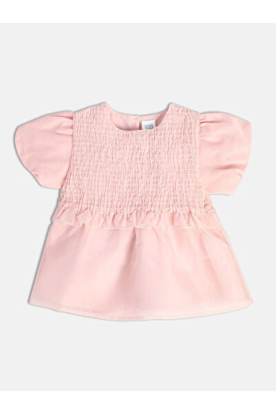 MINI KLUB By Styli Girls Smocked Puff Sleeve Top