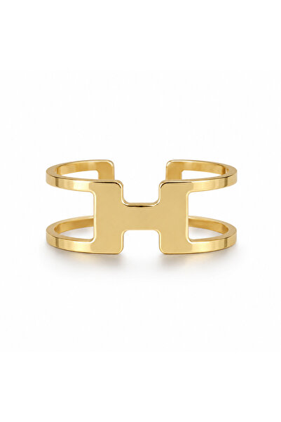 Rossetto Atelier Gold H Clamp Bracelet (Adjustable)