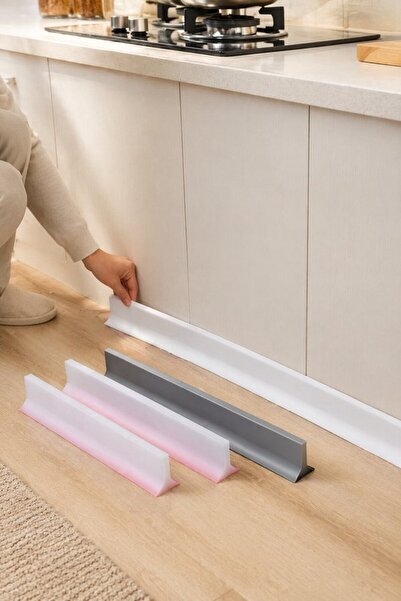 Generic 1M Silicone Self Adhesive Shower Water Dam Barrier Threshold Strip Fo...