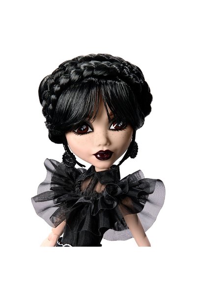 MONSTER HIGH doll, Wednesday Raven Dress, 33 cm, HXJ03