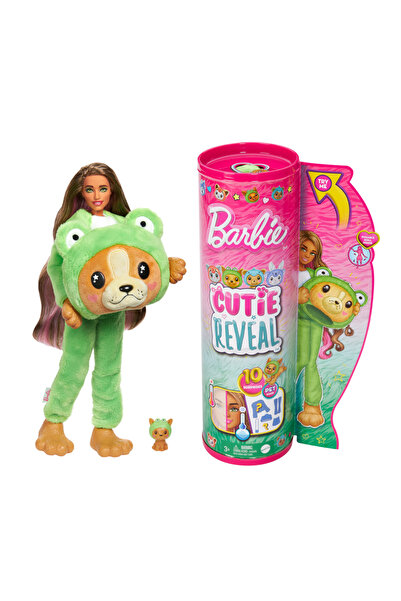 Barbie Papusa Barbie, Cutie Reveal, Catelus-Broscuta, 10 surprize, HRK24