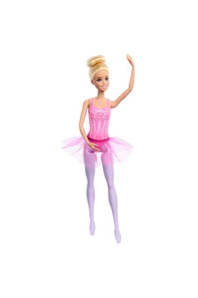 Barbie Papusa balerina cu rochita roz, HRG34