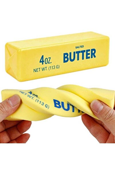 Duravel Butter Squishy Toy Slow-Rise Salted Butter Stress Reliever 4oz (113g)