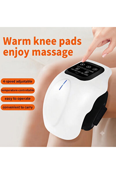 Generic Wireless Heated Knee Massager with Red Light Therapy