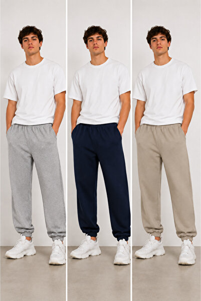 ZİYMO 3-Piece Men's Rubberized Trackpants