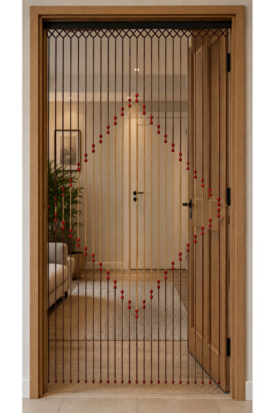 ADA Ahşap oyma ve çerçevecilik Wooden Door Ornament Fly Screen Door Curtain