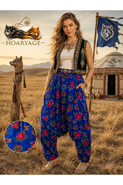 hoaryage Authentic Village Salwar 100% Cotton Viscose Floral Patterned Comfor...