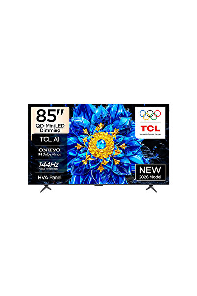 TCL 85P8L 85 inç 216 Ekran Uydu Alıcılı Smart 4K QLED Google TV