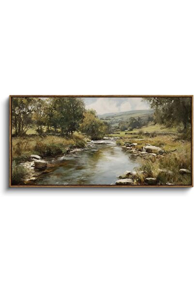 ALAYRA International River Rolling Hills With Outer Frame 60x120 cm for Livin...