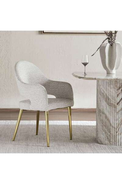 PAN HOME SYRAH DINING CHAIR - WHITE