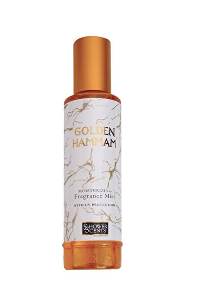 Shower Scents Golden Hammam Moisturizing Fine Fragrance Body Mist With Hyalur...
