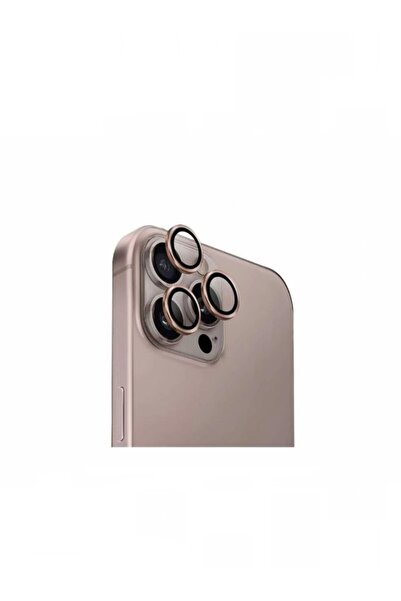 Basmmt Imtiaz Metal Frame Lens Protector Set for iPhone 16 Pro Max 3-Piece Mu...