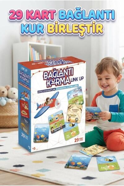 Tıfıl Toys Connect the Dots Link up Educational Playing Cards - 29 Pieces Int...
