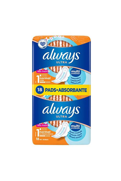 Always Absorbante Igienice - Duo Ultra Fresh, Marime 1, 18 buc
