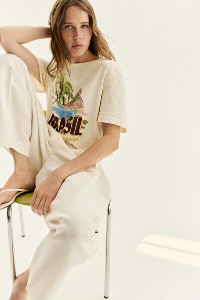H&M Baskılı Tişört