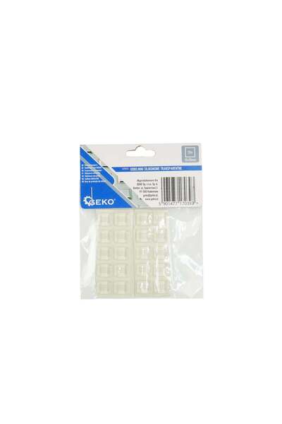 GEKO Set de protecție din silicon pentru mobilier, 10 x 10 mm, 20 elemente, G...