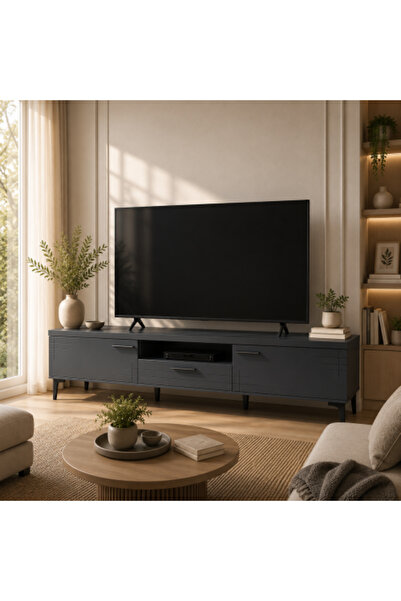 BAITY Malazy Plasma Table Dark Grey 140cm Modern Luxury Design