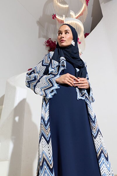 GNG BOUTİQUE ZİGAY TRİKO ABAYA VE İÇ ELBİSE 2057