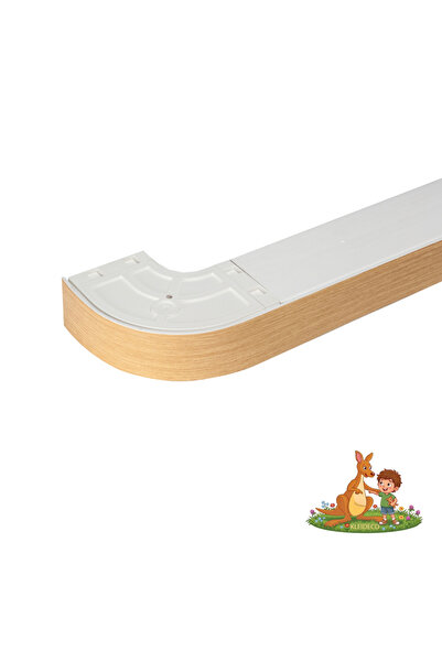 KLEIDECO Sina perdea PVC Kleideco, model DORTMUND, 3 canale, cu masca decorat...