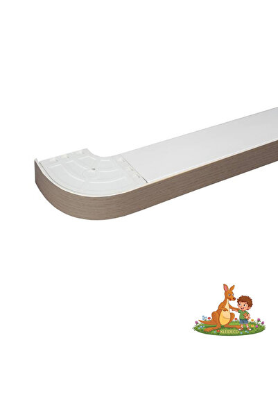 KLEIDECO Sina perdea PVC Kleideco, model DORTMUND, 3 canale, cu masca decorat...