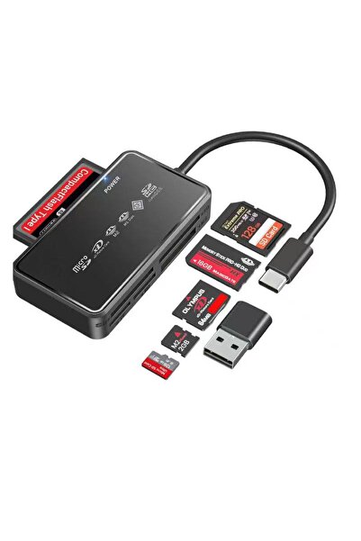 Choice1 Type-C USB Lecteur de carte mémoire tout-en-un lecteur de carte exter...