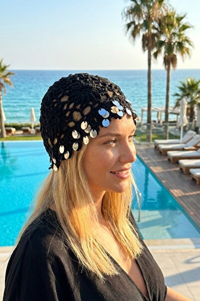 LAGRANZE Bella Pul Detailed Bohemian Beret